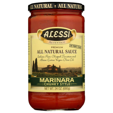 ALESSI: Chunky Marinara Sauce, 24 oz - Sunshine Co Op. - #tag1#