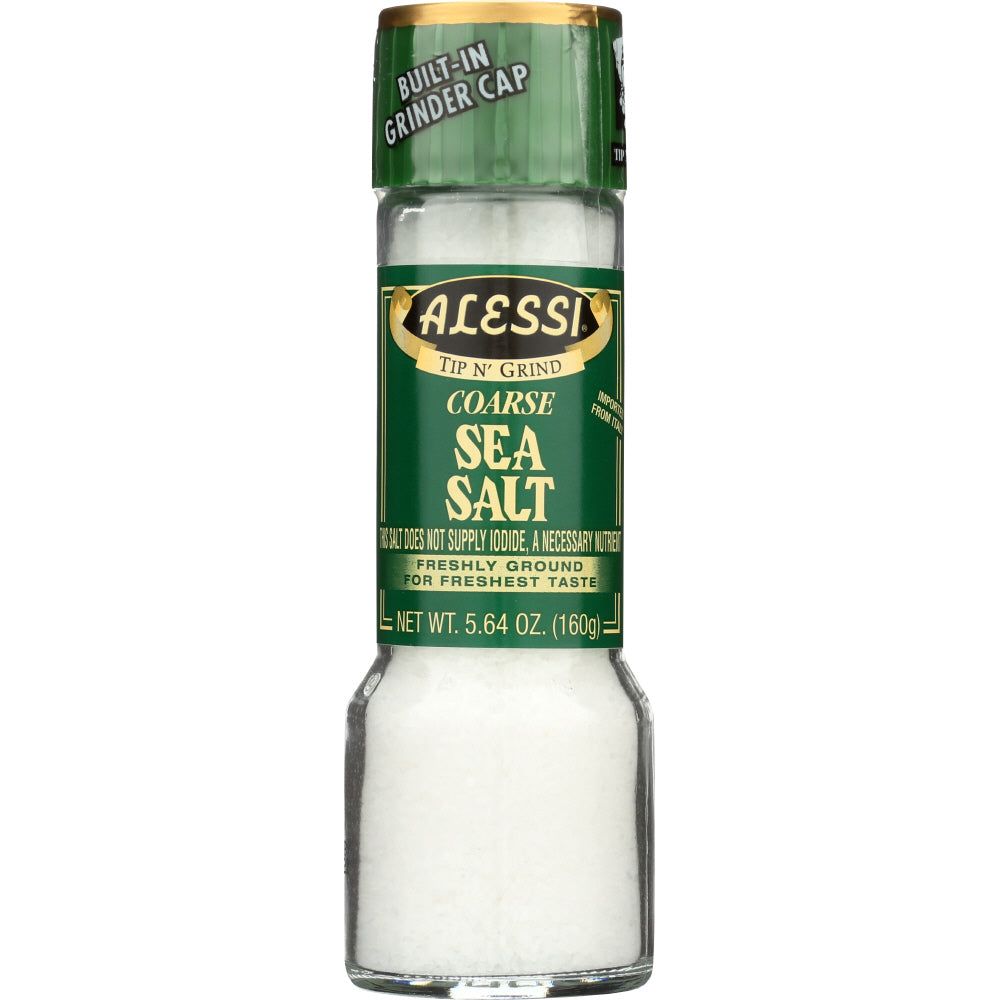 ALESSI: Coarse Sea Salt, 5.64 oz - #tag1# - #tag2#