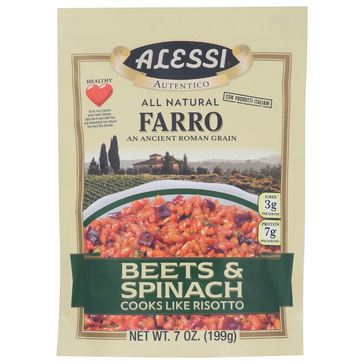 ALESSI: Farro With Beets, 7 oz - #tag1# - #tag2#