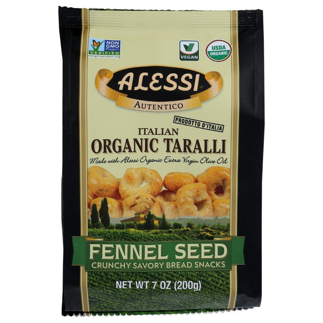 ALESSI: Italian Organic Taralli Fennel Seed, 7 oz - #tag1# - #tag2#