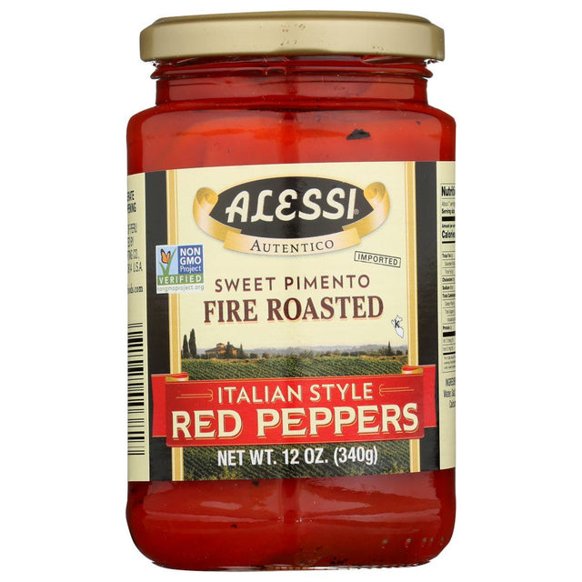 ALESSI: Italian Style Fire Roasted Red Peppers, 12 oz - #tag1# - #tag2#