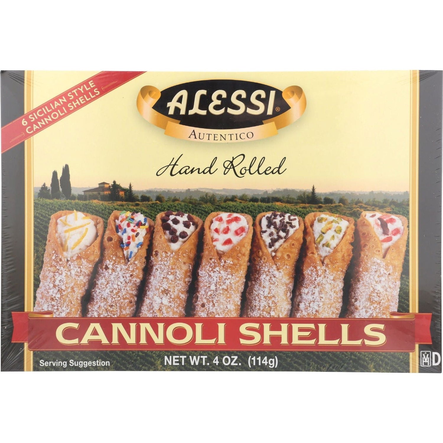 ALESSI: Large Cannoli Shells, 4 oz - #tag1# - #tag2#