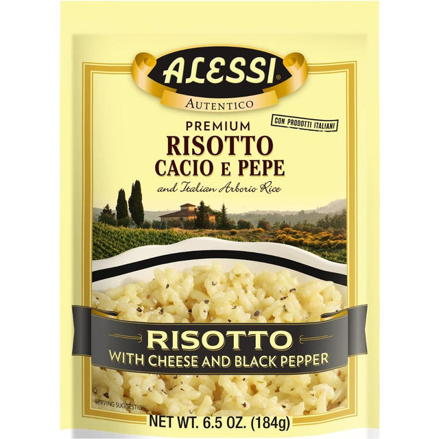 ALESSI: Risotto Cacio E Pepe, 6.5 oz - #tag1# - #tag2#