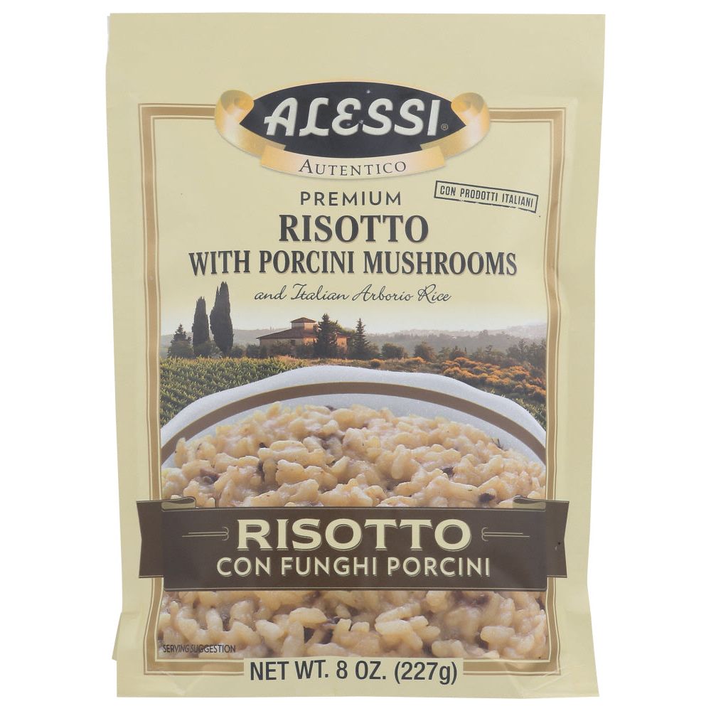 ALESSI: Risotto With Porcini Mushrooms, 8 oz - #tag1# - #tag2#