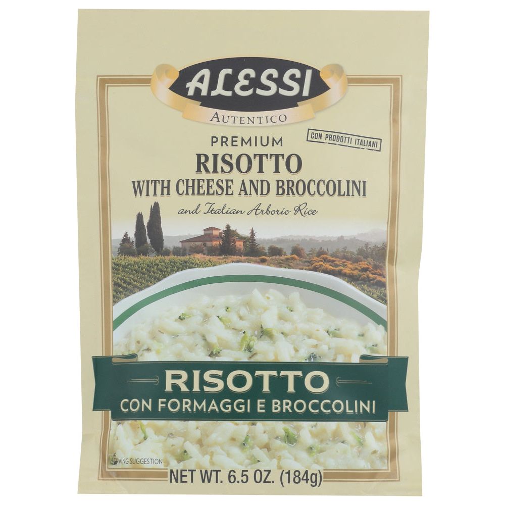 ALESSI: Risotto with Cheese and Broccolini, 6.5 oz - #tag1# - #tag2#