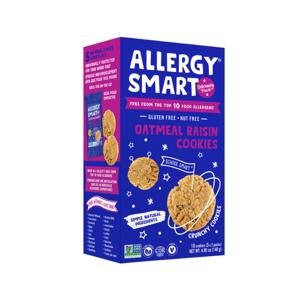 ALLERGY SMART: Oatmeal Raisin Cookies, 4.95 oz - #tag1# - #tag2#