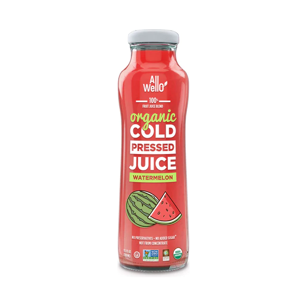 ALLWELLO: Organic Watermelon Cold Pressed Juice, 11.1 fo - #tag1# - #tag2#