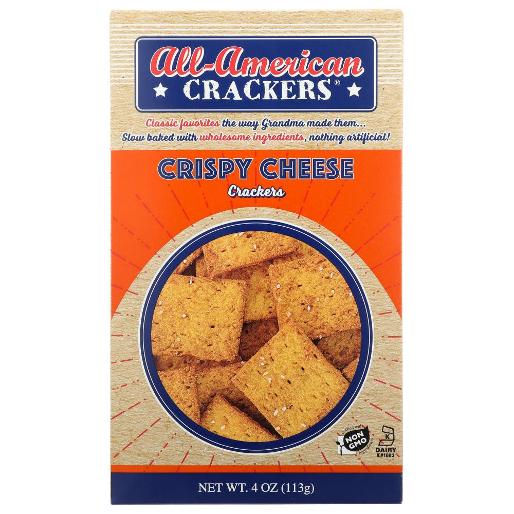 ALL AMERICAN: Crispy Cheese Crackers, 4 oz - #tag1# - #tag2#