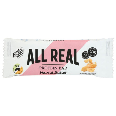 ALL REAL NUTRITION: Peanut Butter Protein Bar, 2.1 oz - #tag1# - #tag2#