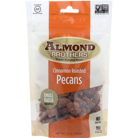 ALMOND BROTHERS: Cinnamon Roasted Pecans, 6 oz - #tag1# - #tag2#
