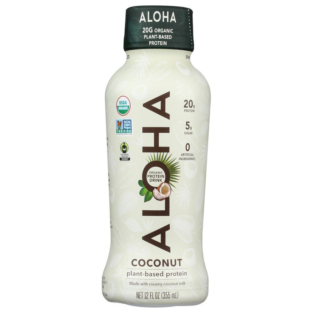 ALOHA: Coconut Protein Drink, 12 oz - #tag1# - #tag2#