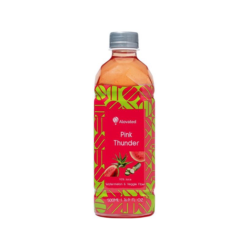 ALOVATED: Pink Thunder Aloe Vera Juice, 16.9 fo - #tag1# - #tag2#