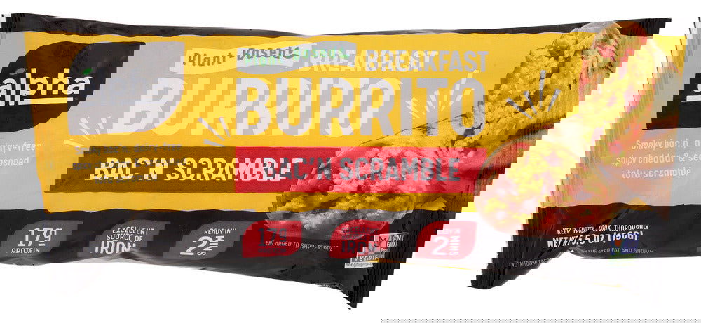 ALPHA FOODS: Bacn Scramble Burrito, 5.5 oz - #tag1# - #tag2#