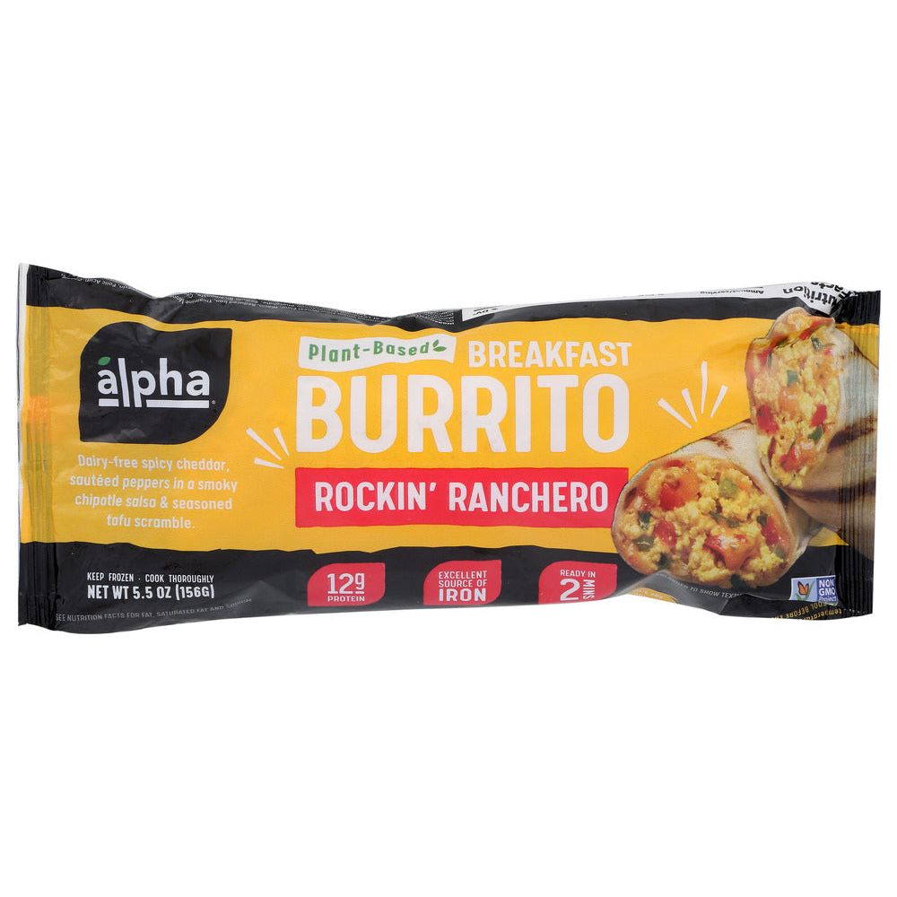 ALPHA FOODS: Rockin Ranchero Breakfast Burrito, 5.5 oz - #tag1# - #tag2#