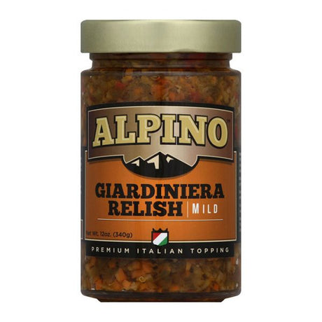 ALPINO: Giardiniera Relish Mild, 12 oz - #tag1# - #tag2#
