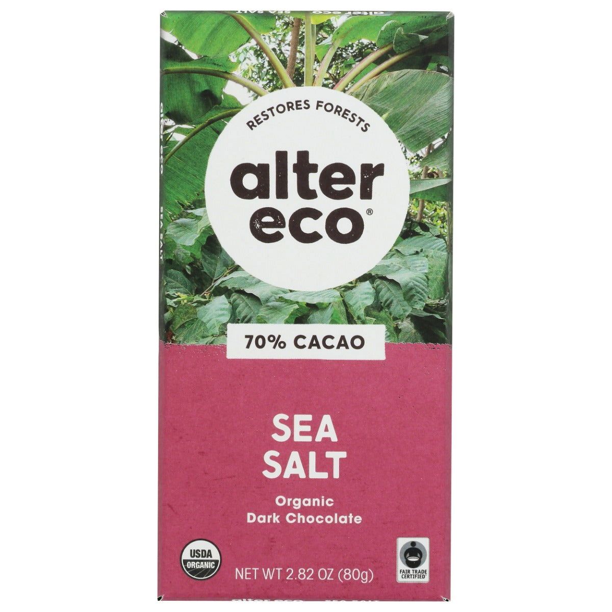 ALTER ECO: Chocolate Organic Deep Dark Sea Salt, 2.82 oz - Sunshine Co Op. - #tag1# - #tag2# - #tag3# - #tag4#