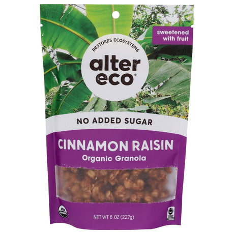 ALTER ECO: Cinnamon Raisin Organic Granola, 8 oz - #tag1# - #tag2#