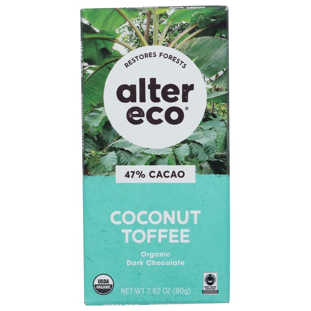 ALTER ECO: Organic Chocolate Dark Coconut Toffee, 2.82 oz - #tag1# - #tag2#
