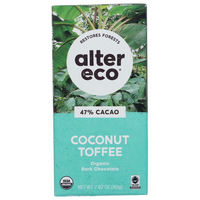 ALTER ECO: Organic Chocolate Dark Coconut Toffee, 2.82 oz - #tag1# - #tag2#