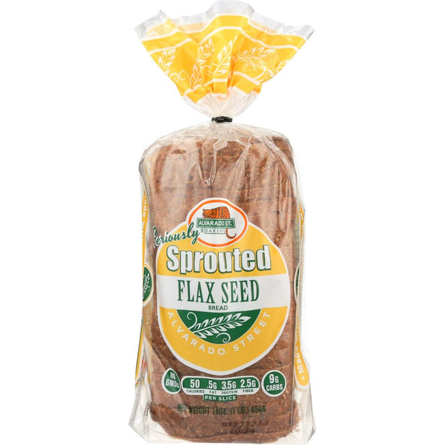 ALVARADO STREET BAKERY: Essential Flax Seed Bread, 16 oz - #tag1# - #tag2#