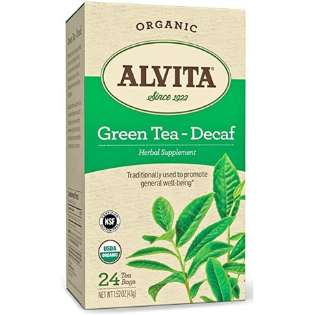 ALVITA: Tea Hrbl Grn Dcf Org, 24 bg - #tag1# - #tag2#