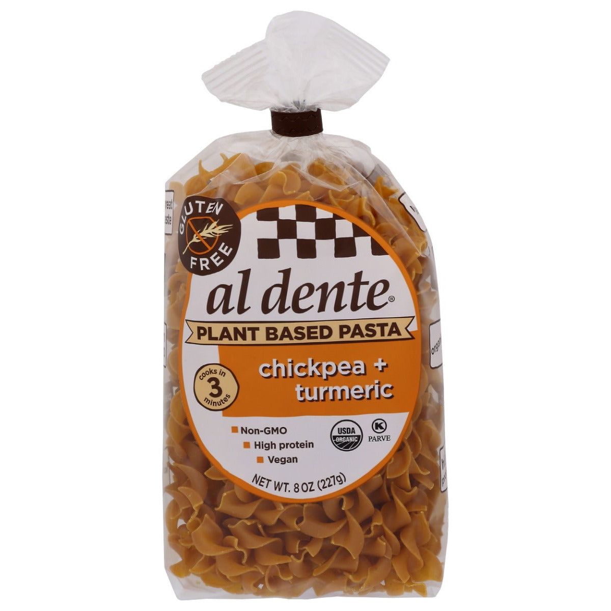 AL DENTE: Chickpea Turmeric Pasta, 8 oz - Sunshine Co Op. - #tag1#