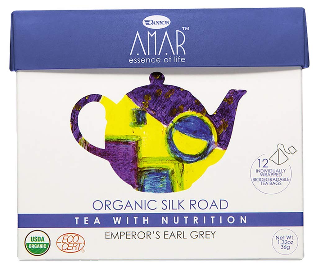 AMAR ESSENCE OF LIFE TEA WITH NUTRITION: Tea Emperors Earl Grey, 1.32 oz - #tag1# - #tag2#