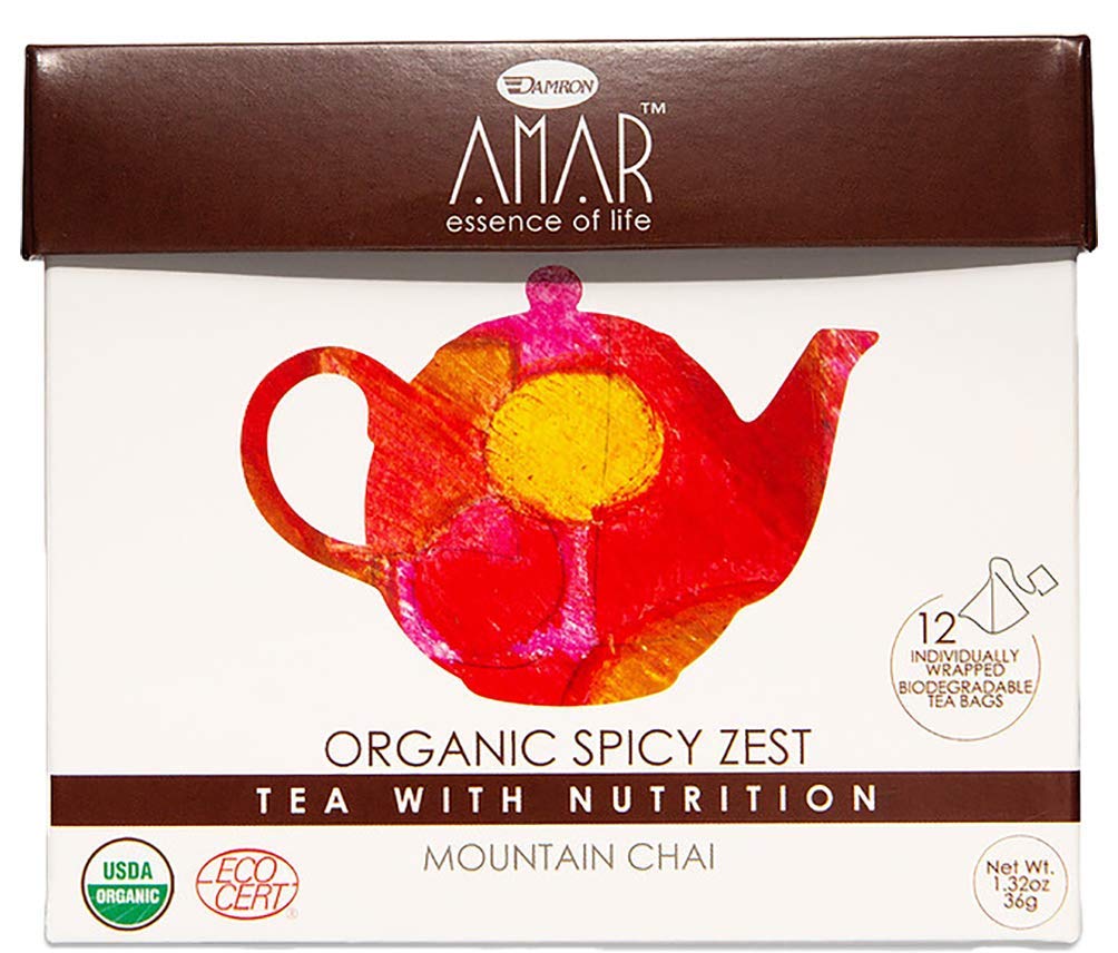 AMAR ESSENCE OF LIFE TEA WITH NUTRITION: Tea Mountain Chai, 1.32 oz - #tag1# - #tag2#