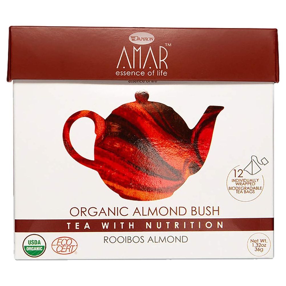 AMAR ESSENCE OF LIFE TEA WITH NUTRITION: Tea Rooibos Almond, 1.32 oz - #tag1# - #tag2#