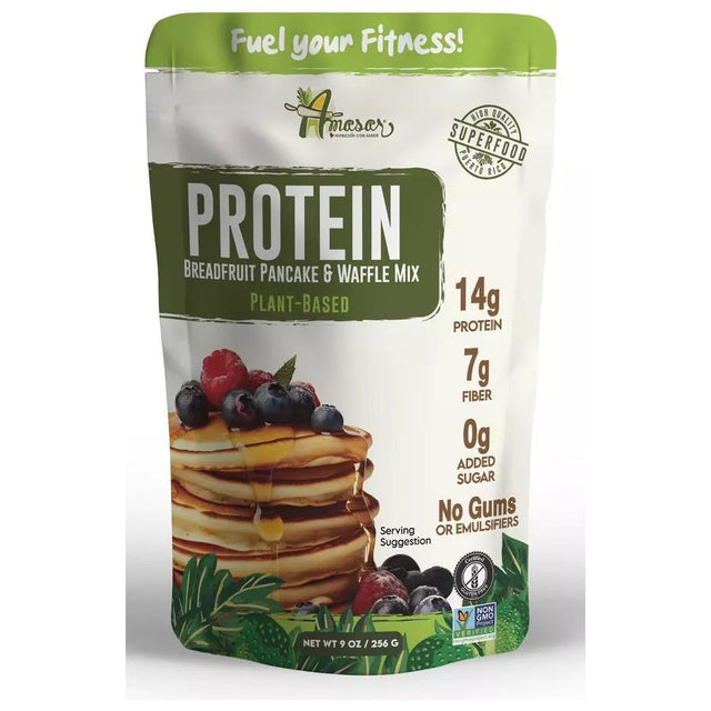 AMASAR: Protein Breadfruit Pancake and Waffle Mix, 9 oz - #tag1# - #tag2#