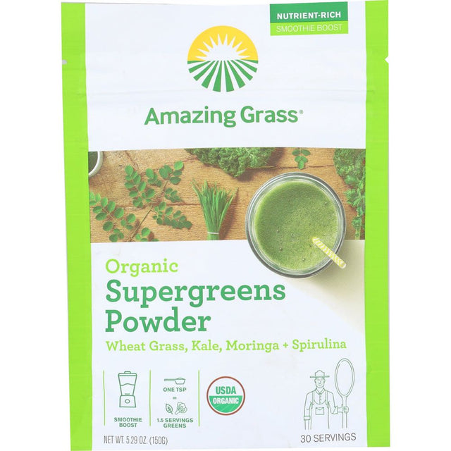 AMAZING GRASS: Supergreen 30Serv Org, 5.29 oz - #tag1# - #tag2#