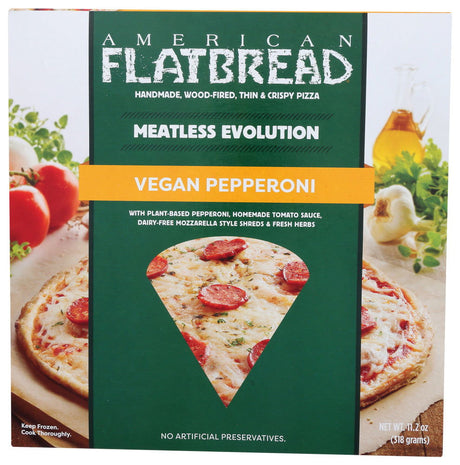 AMERICAN FLATBREAD: Vegan Pepperoni Pizza, 11.27 oz - #tag1# - #tag2#