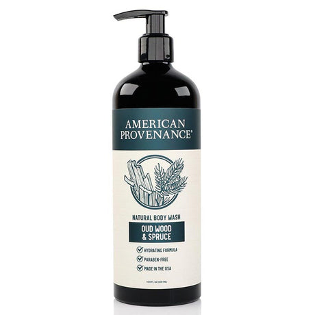 AMERICAN PROVENANCE: Oud Wood and Spruce Body Wash, 16.91 fo - #tag1# - #tag2#