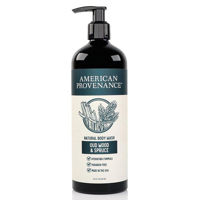 AMERICAN PROVENANCE: Oud Wood and Spruce Body Wash, 16.91 fo - #tag1# - #tag2#