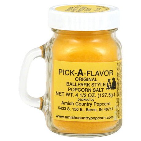 AMISH COUNTRY: Popcorn Ballprk Salt Bag, 4.5 OZ - #tag1# - #tag2#