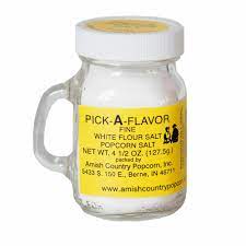 AMISH COUNTRY: Popcorn Fine Whte Salt, 4.5 oz - #tag1# - #tag2#