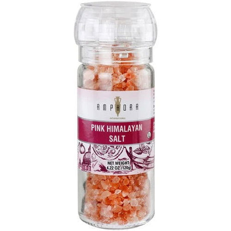 AMPHORA: Pink Himalayan Salt Grinder, 4.22 oz - #tag1# - #tag2#