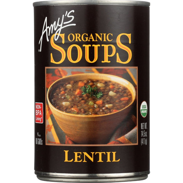 AMYS: Organic Lentil Soup, 14.5 oz - #tag1# - #tag2#