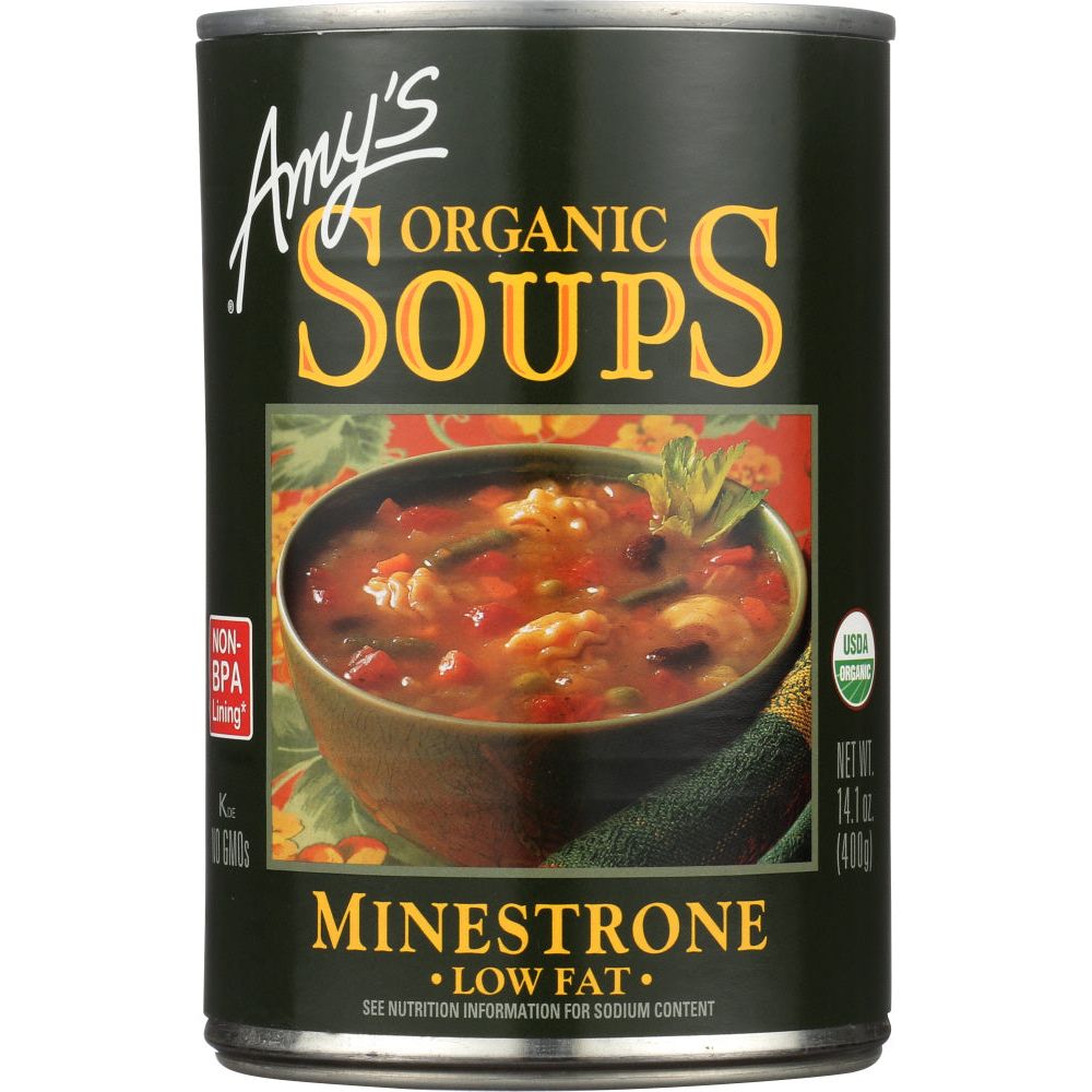AMYS: Soup Minestrone Org, 14.1 oz - #tag1# - #tag2#