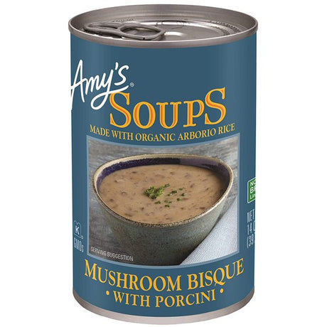 AMYS: Soup Mushroom Bisque, 13.8 oz - #tag1# - #tag2#