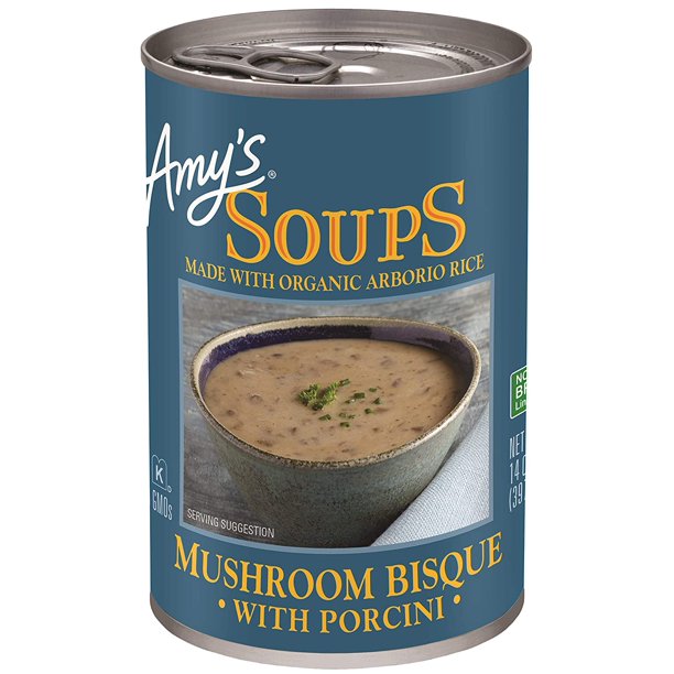 AMYS: Soup Mushroom Bisque, 13.8 oz - #tag1# - #tag2#