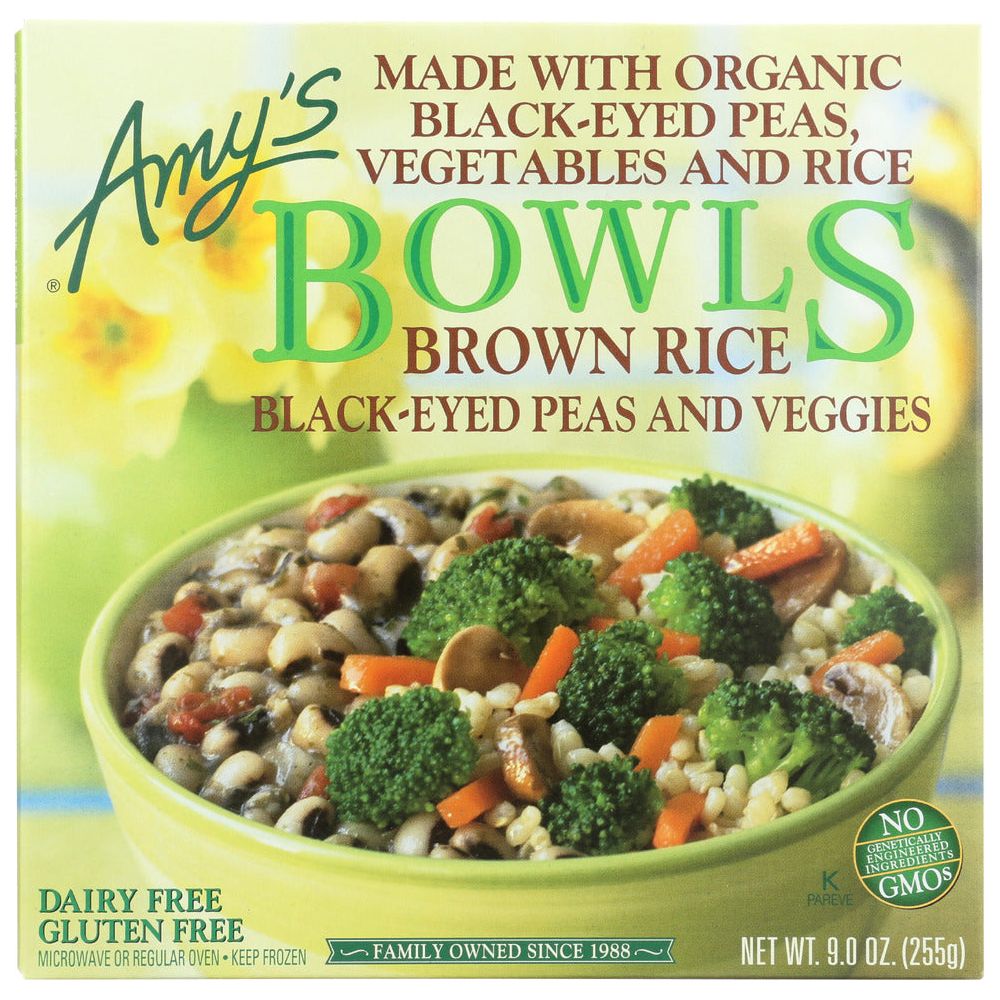 AMY'S: Brown Rice Black-Eyed Peas & Veggies Bowl, 9 oz - #tag1# - #tag2#