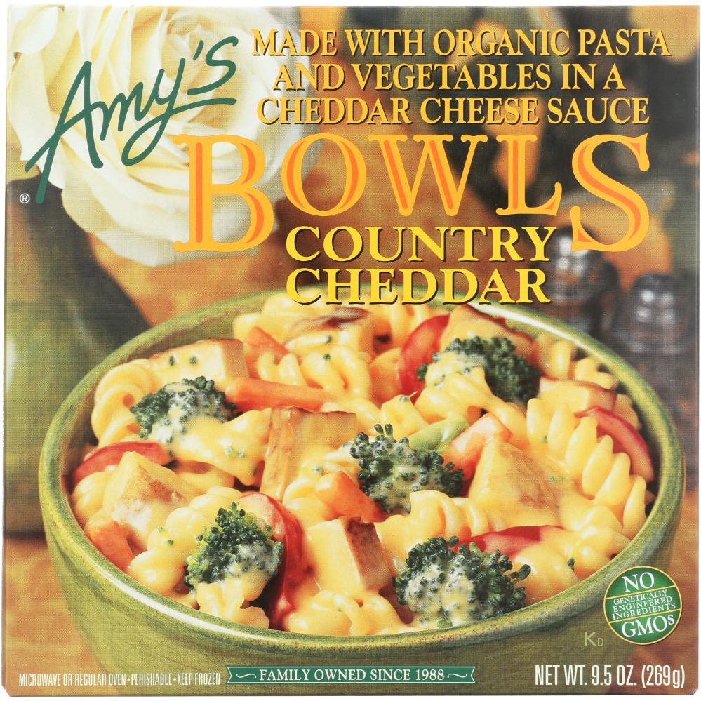 AMY'S: Country Cheddar Bowl, 9.5 Oz - #tag1# - #tag2#