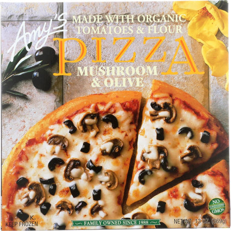 AMY'S: Mushroom & Olive Pizza, 13 oz - #tag1# - #tag2#