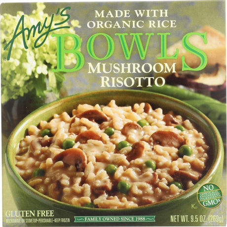 AMY'S: Mushroom Risotto Bowl Gluten Free, 9.5 oz - #tag1# - #tag2#