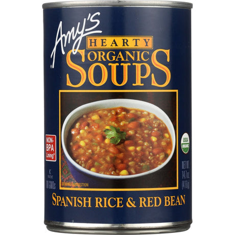 AMY'S: Organic Hearty Spanish Rice & Red Bean Soup, 14.7 Oz - #tag1# - #tag2#