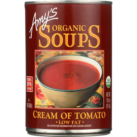 AMY'S: Organic Soup Low Fat Cream of Tomato, 14.5 oz - #tag1# - #tag2#