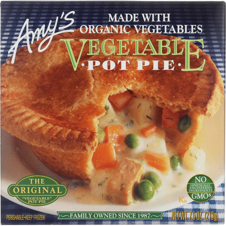 AMY'S: Organic Vegetable Pot Pie, 7.5 oz - #tag1# - #tag2#