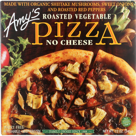 AMY'S: Pizza Roasted Vegetable No Cheese, 12 oz - #tag1# - #tag2#