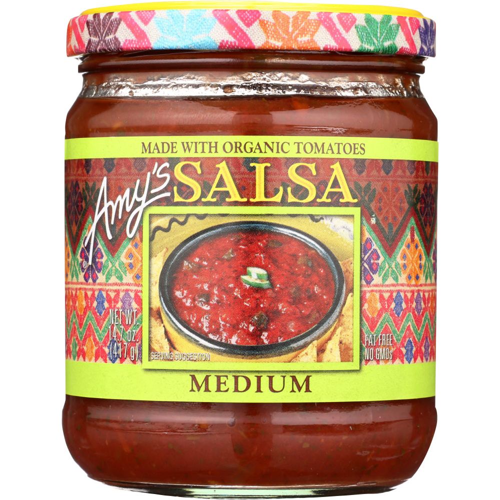 AMY'S: Salsa Medium, 14.7 oz - #tag1# - #tag2#